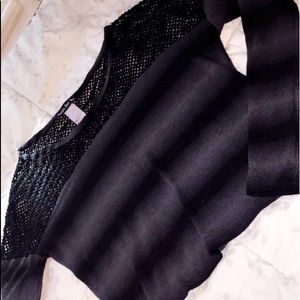 Fishnet & stripes croptop